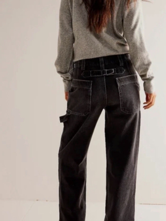 We The Free Denim - Free People Major Leagues Mid Rise Cuffed Crop Jeans